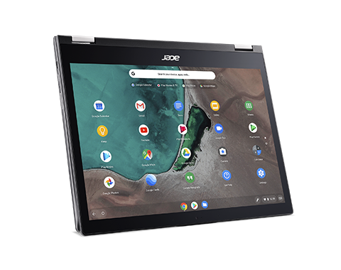 Acer Chromebook Spin, Intel Pentium 4417U, 4GB, 64GB eMMC, 13.5in Touchscreen Laptop
