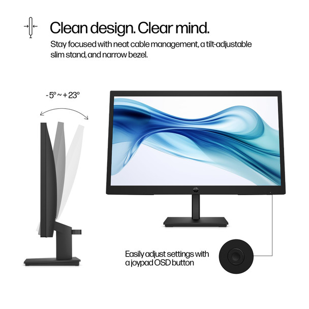 HP 322pv 21.45" Full HD VA Monitor, 100Hz, Anti-Glare, HP Eye Ease - 9U5A2AA#ABU – image 4