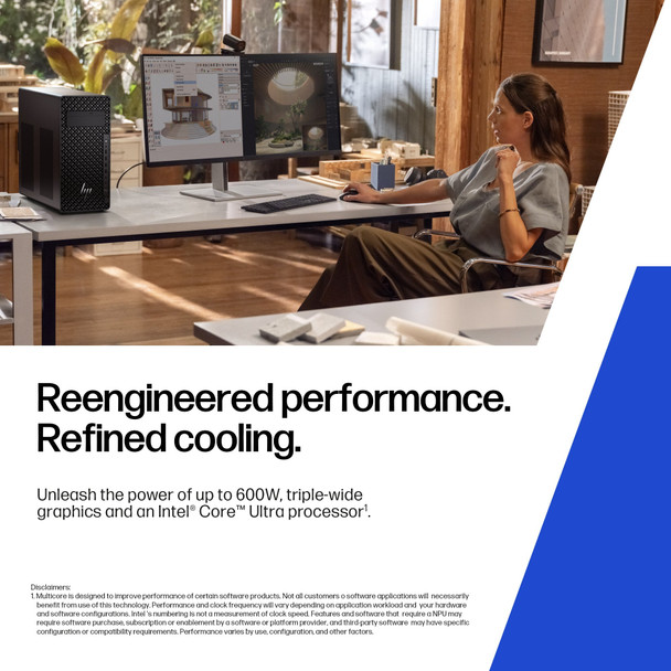 HP Z2 Tower G1i Workstation, Core Ultra 7 270K Plus, 48GB RAM, 1TB SSD, Windows 11 Pro - DQ6E8ET#ABU – image 4