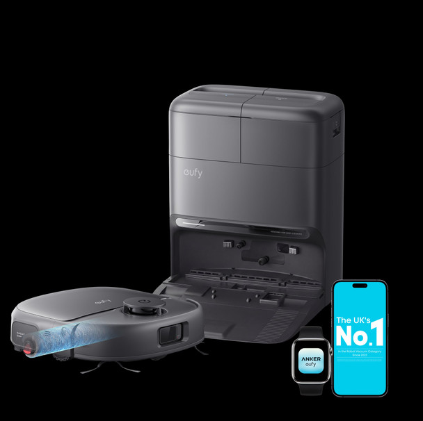eufy Omni C28 Robot Vacuum and Mop, 15,000 Pa Suction, 5-in-1 Omni Station - T211AV10