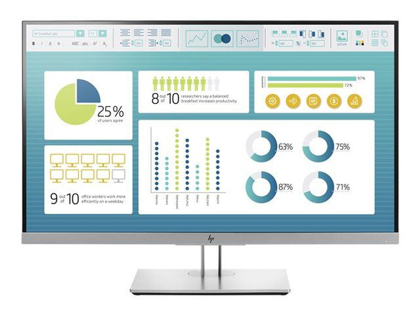 HP EliteDisplay E273 27" Full HD 1080p IPS DIsplay Monitor (1FH50AA)