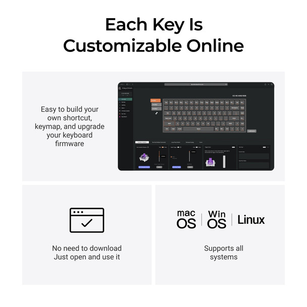 Keychron K2 HE Special Edition Wireless Magnetic Switch Keyboard, UK ISO, White, Rosewood Frame - K2H-Q1-UK – image 3