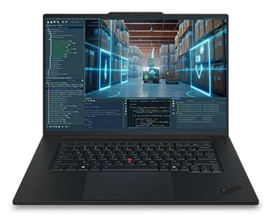 Lenovo ThinkPad P1 Gen 9 16" Laptop, Core Ultra 9 386H, 64GB RAM, 1TB SSD, RTX PRO 2000, Windows 11 Pro - 21UE0005UK