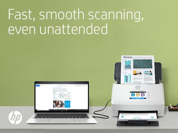 HP ScanJet Enterprise Flow N7000 A4 Sheet-fed Scanner, 600 dpi, Duplex, Wi-Fi & Ethernet - 6FW10A#B19 – image 10
