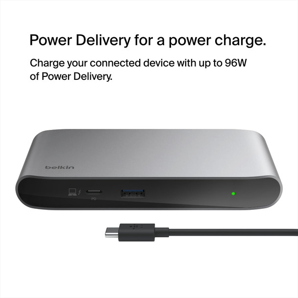 Belkin Connect Thunderbolt 4 5-in-1 Core Hub Docking Station, 96W PD, Dual 4K or Single 8K - INC013VFSGY – image 5