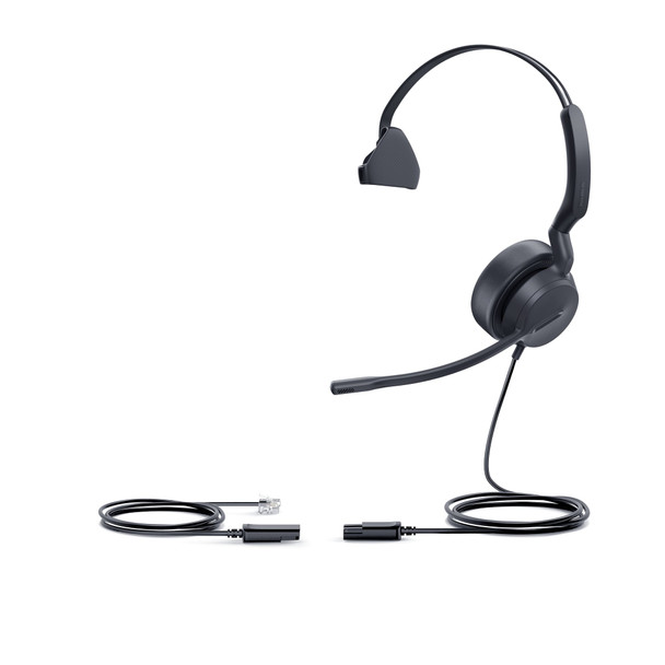 Yealink YHS36 E2 Mono Wired QD Headset, Noise-Cancelling Mic, In-line Controls, Black - 1308232 – image 3