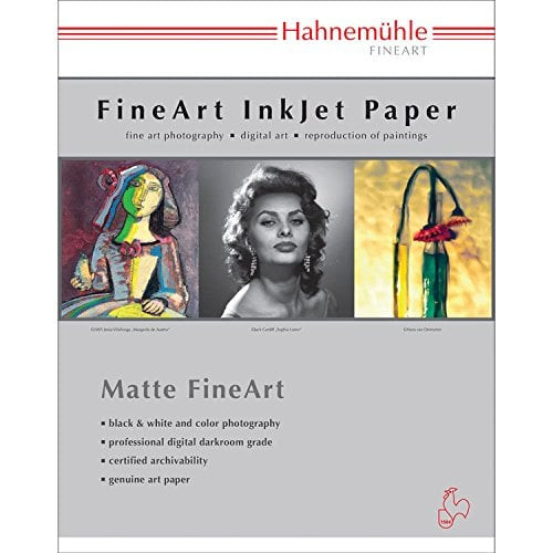 Hahnemühle Digital FineArt Photo Rag 308 g/m² Paper, 889 x 1188 mm Sheets, White, Pack of 25
