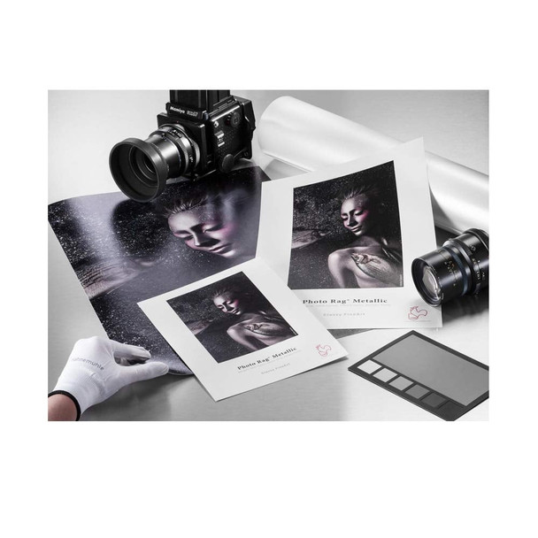 Hahnemühle FineArt Photo Rag Metallic Inkjet Paper Roll, 340gsm, 24" (61cm x 12m) – image 3