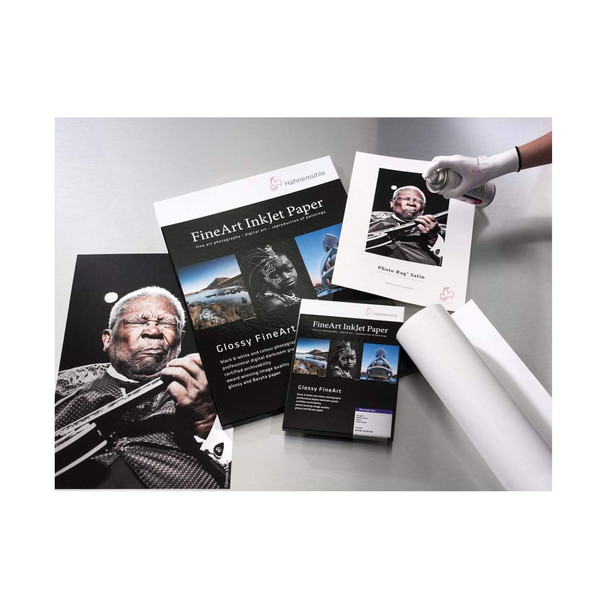 Hahnemühle Digital FineArt Photo Rag Satin Paper Roll, 310gsm, 24", 610mm x 12m, White – image 2