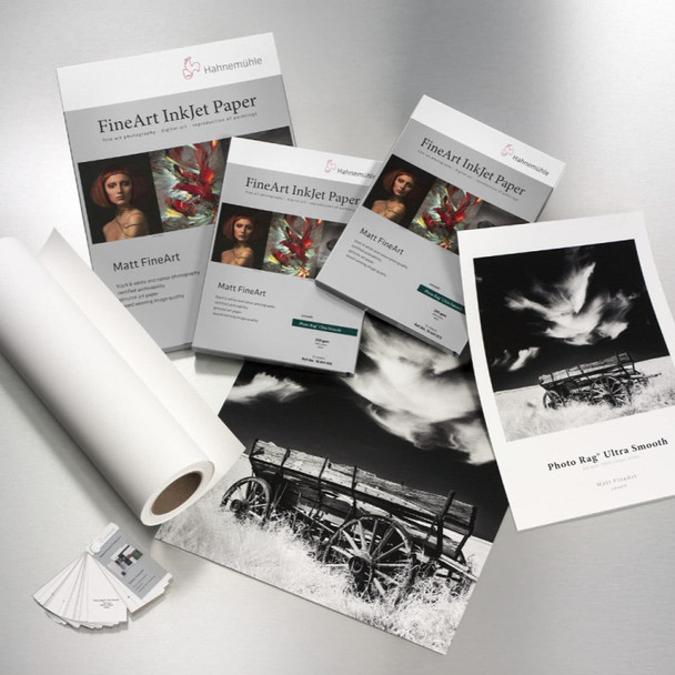 Hahnemühle Digital FineArt Photo Rag Ultra Smooth Inkjet Paper Roll, 305gsm, 432mm x 12m, White – image 3