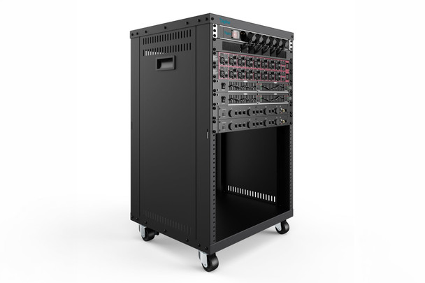 Digitus 16U 19" Audio and Network Rack, Open Frame, Castors, 136kg Max Load, Black - DN-48001 – image 6