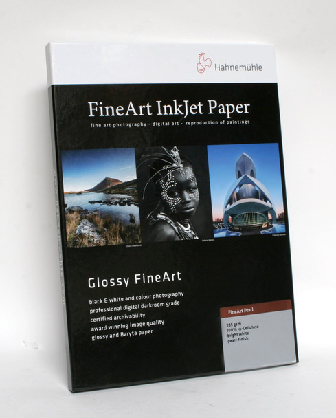 Hahnemühle FineArt Pearl 285gsm Photo Paper, A3, Bright White, Pearl Finish, 25 Sheets