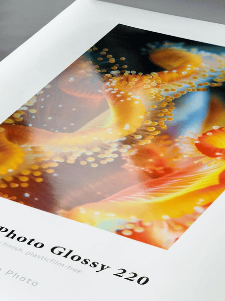 Hahnemühle Sustainable Photo Glossy 220gsm Photo Paper, 17" x 98ft, Bright White