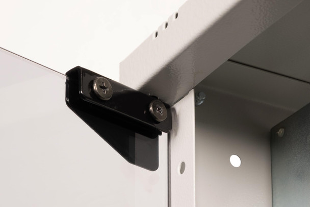 Digitus SoHo Pro 19" 12U Wall Mount Network Cabinet, Glass Door, 400mm Deep, 60kg, Grey - DN-49206 – image 7