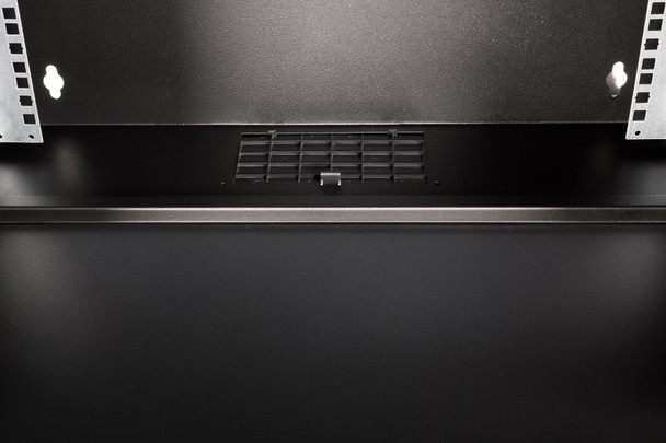 Digitus SoHo Pro 19" 7U Wall Mount Network Cabinet, Glass Door, 400mm Deep, 60kg, Black - DN-49203 – image 4