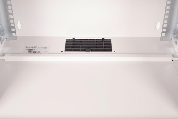 Digitus SoHo Pro 19" 7U Wall Mount Network Cabinet, Glass Door, 400mm Deep, 60kg, Grey - DN-49202 – image 4