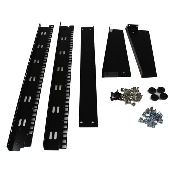 StarTech.com 12U 19" 2-Post Desktop Open Frame Rack, 50kg Capacity, Cage Nuts & Screws - RK12OD – image 4