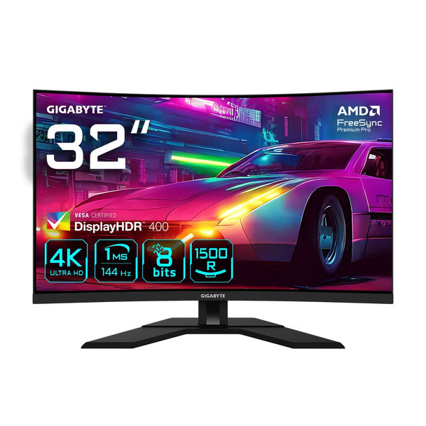 GIGABYTE M32UC 31.5" 4K UHD 144Hz Curved Gaming Monitor - M32UC