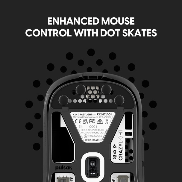 Pulsar X2H CrazyLight Mini Wireless Gaming Mouse, 32000 DPI, 8K, 37g - PX2HCL101 – image 8