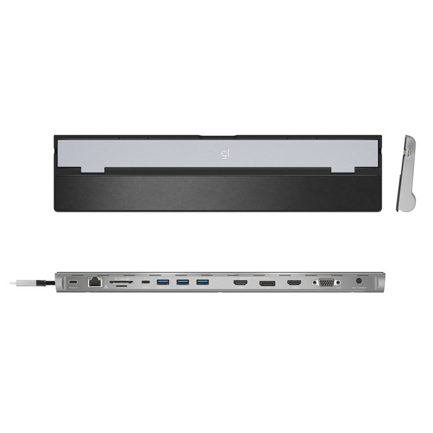 j5create JCD543 USB-C Triple Display Docking Station 100W PD 4K HDMI DisplayPort - JCD543-N – image 4
