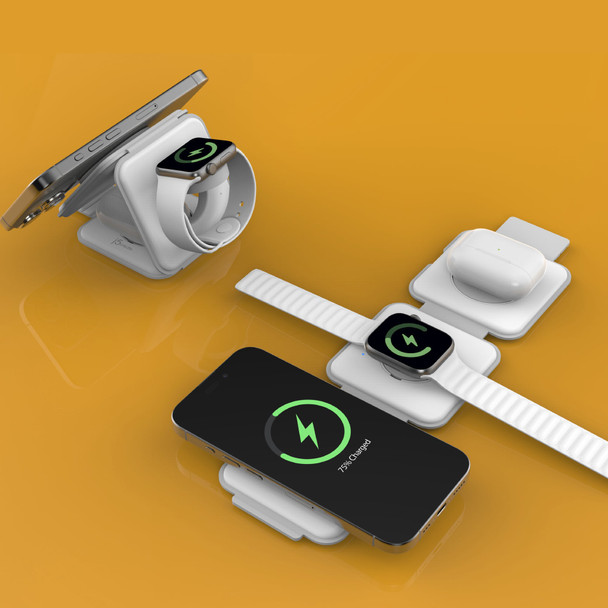 j5create Qi2 3-in-1 Magnetic Travel Wireless Charging Station 15W - JUPW3215W-N – image 6