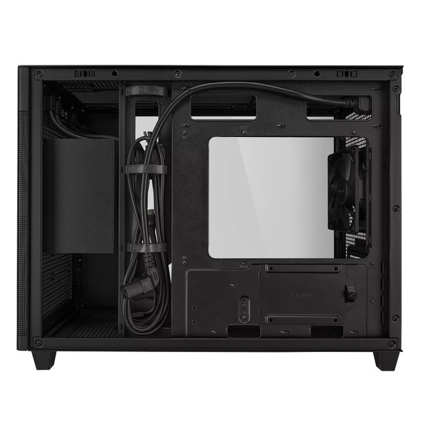 ASUS Prime AP201 Micro-ATX PC Case, Tempered Glass, 360mm Radiator Support, USB-C, Black - 90DC00G0-B39010 – image 4