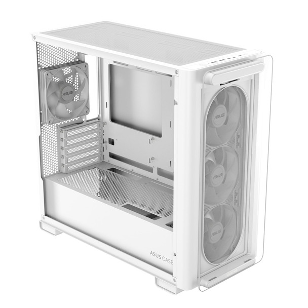 ASUS A23 PLUS Micro-ATX PC Case, Tempered Glass, 4x ARGB Fans, White - 90DC00K3-B19010 – image 7