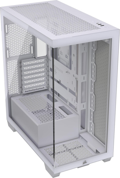 Corsair 3500X Mid-Tower ATX PC Case, Panoramic Glass, White - CC-9011277-WW