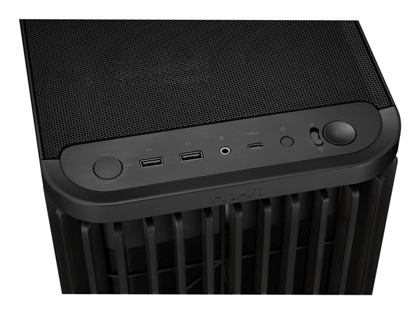 ASUS ProArt PA401 ATX Tower PC Case, Wood Front Panel, Tempered Glass, 3 Fans Included, Black - 90DC00M0-B39020 – image 5