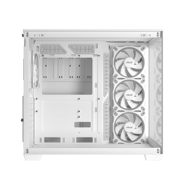 ASUS A32 PLUS Dual-Chamber Mid Tower PC Case, Tempered Glass, 4x ARGB Fans, White - 90DC00S3-B19000 – image 8