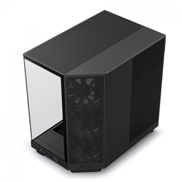 NZXT H6 Flow Mid-Tower ATX PC Case, Panoramic Glass, Black - CC-H61FB-01 – image 3