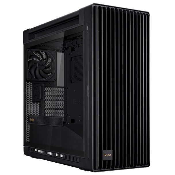 ASUS ProArt PA602 Mid Tower PC Case, 2x 200mm + 140mm Fans, 420mm Radiator Support, Black - 90DC00J0-B09000