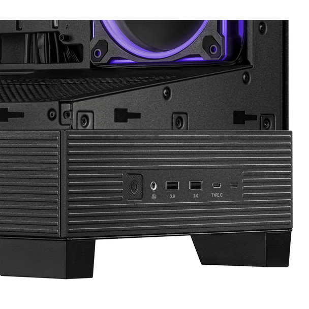 ASUS A31 PLUS TG ARGB Mid Tower PC Case, Tempered Glass, 8° Angled Base, Black - 90DC00R0-B19000 – image 7