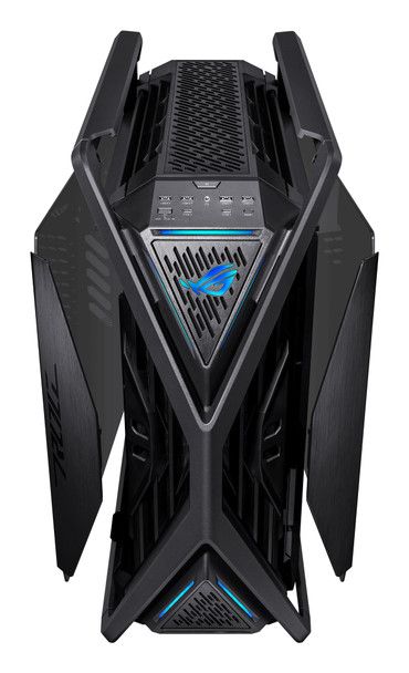 ASUS ROG Hyperion GR701 BTF Edition E-ATX Tower PC Case, 4x 140mm Fans, Dual 420mm Radiator Support, Black - 90DC00F0-B39020 – image 4