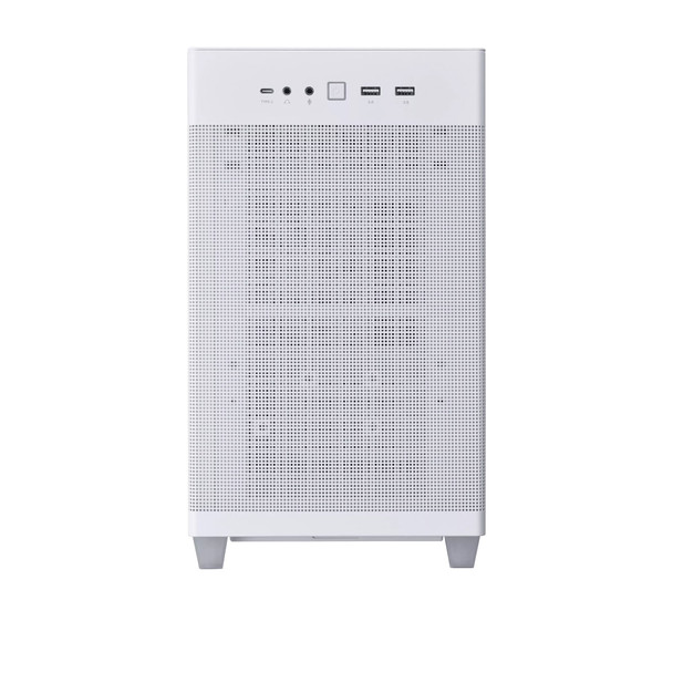 ASUS Prime AP201 Micro-ATX Mini Tower PC Case, Quasi-Filter Mesh, 360mm Radiator Support, White - 90DC00G3-B39000