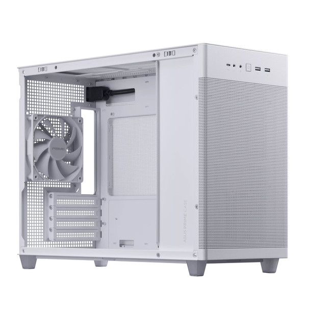 ASUS Prime AP201 Micro-ATX Mini Tower PC Case, Quasi-Filter Mesh, 360mm Radiator Support, White - 90DC00G3-B39000 – image 6