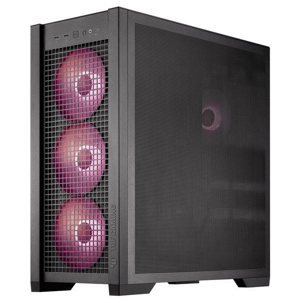 ASUS TUF Gaming GT302 ARGB E-ATX Mid Tower PC Case, 4x 140mm ARGB Fans, Mesh Front, Black - 90DC00I0-B19000 – image 12