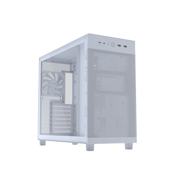 ASUS Prime AP303 ATX Mid Tower PC Case, Tempered Glass Panel, 360mm Radiator Support, White - 90DC00V3-B39010 – image 2
