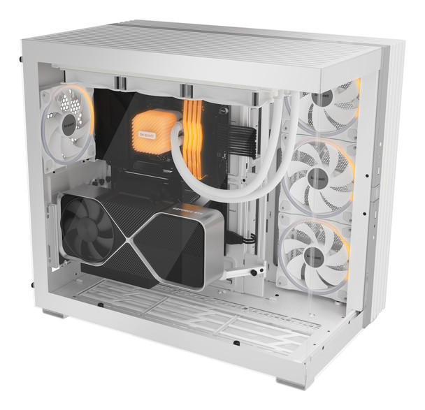 be quiet! Light Base 900 FX E-ATX Full Tower PC Case, Panoramic Glass, 4x 140mm ARGB Fans, White - BGW72 – image 3