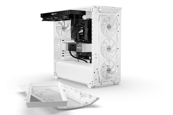 be quiet! Shadow Base 800 FX E-ATX Mid Tower PC Case, Tempered Glass, 4x 140mm PWM Fans, White - BGW64 – image 8