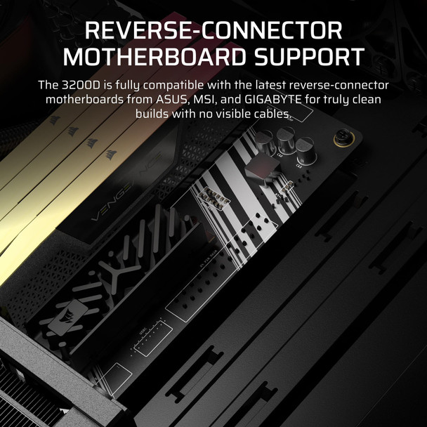 Corsair 3200D RS Mid Tower PC Case, 3x RS120 Fans, 360mm Radiator Support, Smoke - CC-9011336-WW – image 6