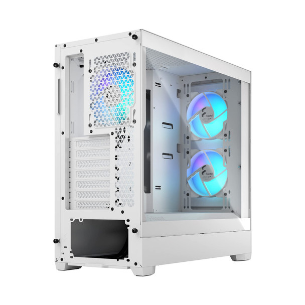 Fractal Design Pop Air RGB ATX Mid Tower PC Case, Clear Tint Tempered Glass, 3x Aspect 12 RGB Fans, White - FD-C-POR1A-01 – image 4