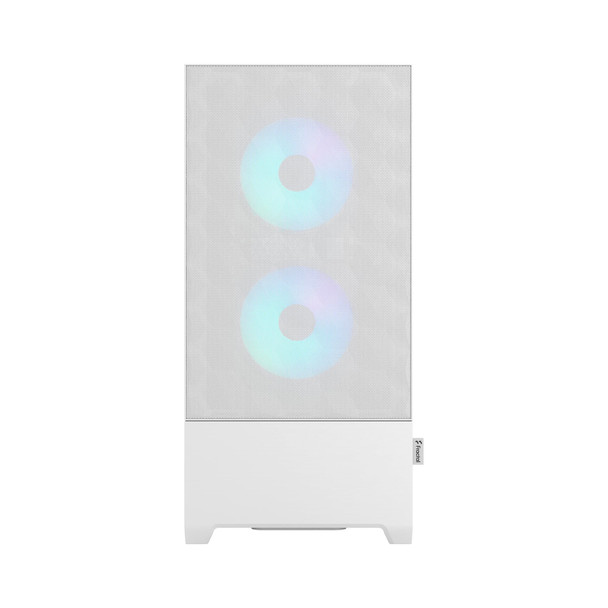 Fractal Design Pop Air RGB ATX Mid Tower PC Case, Clear Tint Tempered Glass, 3x Aspect 12 RGB Fans, White - FD-C-POR1A-01 – image 2