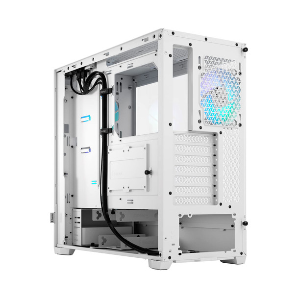 Fractal Design Pop Air RGB ATX Mid Tower PC Case, Clear Tint Tempered Glass, 3x Aspect 12 RGB Fans, White - FD-C-POR1A-01 – image 8