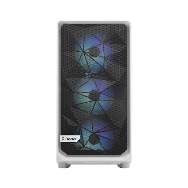 Fractal Design Meshify 2 RGB E-ATX PC Case, Tempered Glass, Aspect 14 RGB PWM Fans, White - FD-C-MES2A-08 – image 2