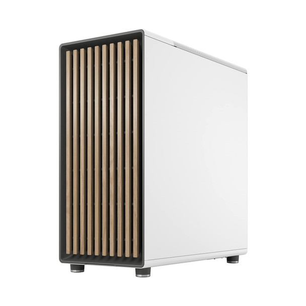 Fractal Design North ATX Mid Tower PC Case, Oak Wood Front, Mesh Side Panel, 2x 140mm Fans, Chalk White - FD-C-NOR1C-03 – image 4