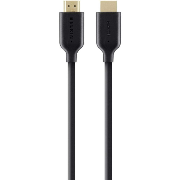 Belkin High Speed HDMI Cable with Ethernet, 2m, Gold-Plated Connectors, 4K x 2K - F3Y021BT2M