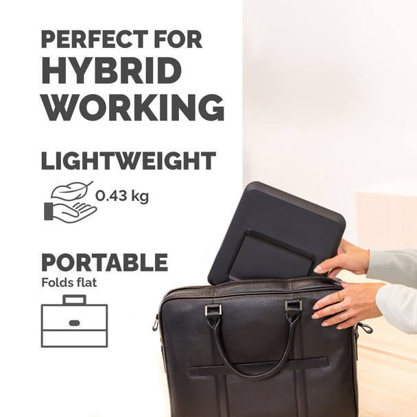 Fellowes Breyta Laptop Stand, 12 Height Adjustments, Portable, Holds up to 4kg, Black – image 5