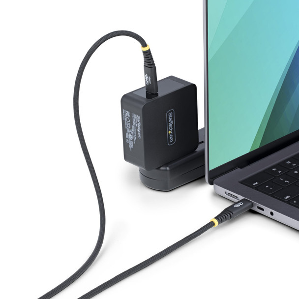 StarTech.com USB-C Charging Cable, 1m, 240W (5A) PD EPR, USB 2.0, Braided Nylon, USB-IF Certified - S2CEPR1MUSBCAB – image 5