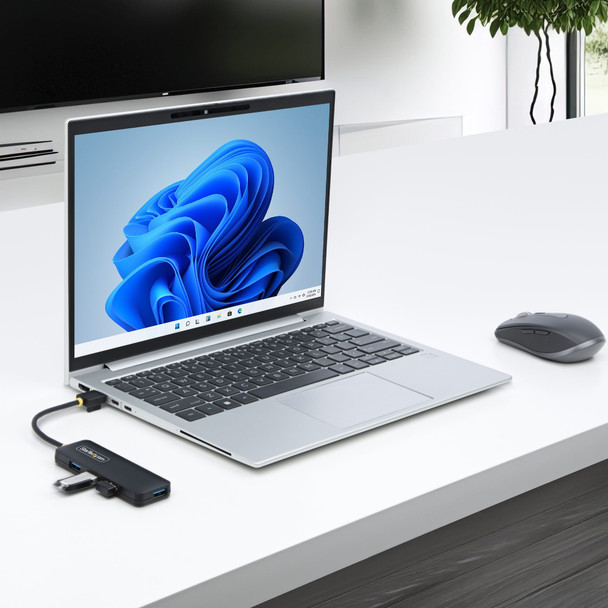 StarTech.com 4-Port USB-A Hub, USB 3.0 5Gbps, Bus Powered, Compact Travel Hub, Black - H5A4A-USB-HUB – image 11